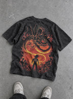 Shenron Inferno – T-Shirt – flat-lay | Dragon Ball