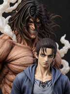 Eren and Attack Titan Mist Diffuser Figure – close-up | Attack on Titan