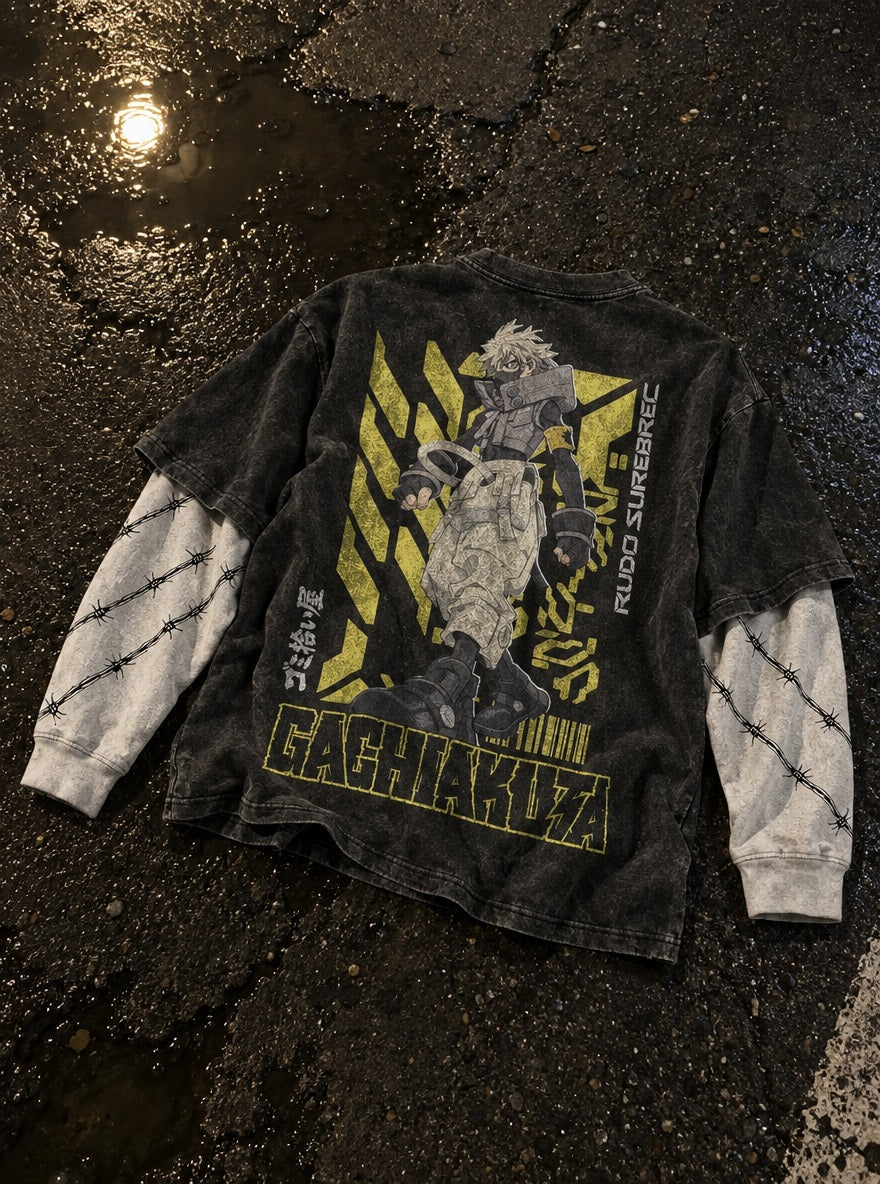 Rudo Hazard – Double Sleeves – flat-lay | Gachiakuta