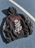 Rudo Red Rain – Hoodie – flat-lay | Gachiakuta