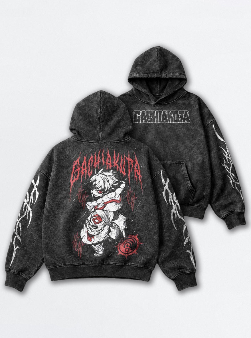 Rudo Red Rain – Hoodie – mockup | Gachiakuta