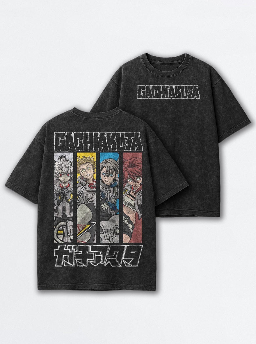 Cleaners Line-Up – T-Shirt – mockup | Gachiakuta