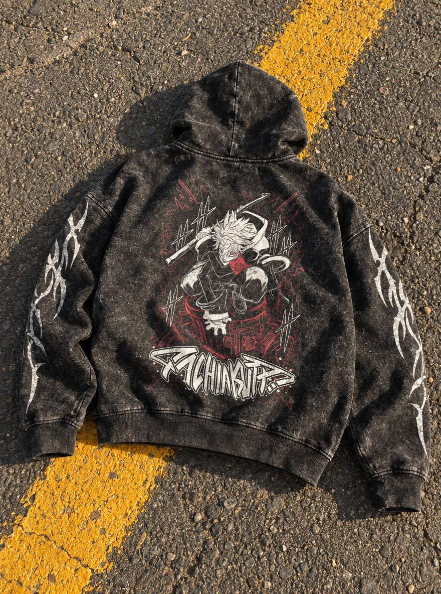 Rudo Graffiti – Hoodie – flat-lay | Gachiakuta