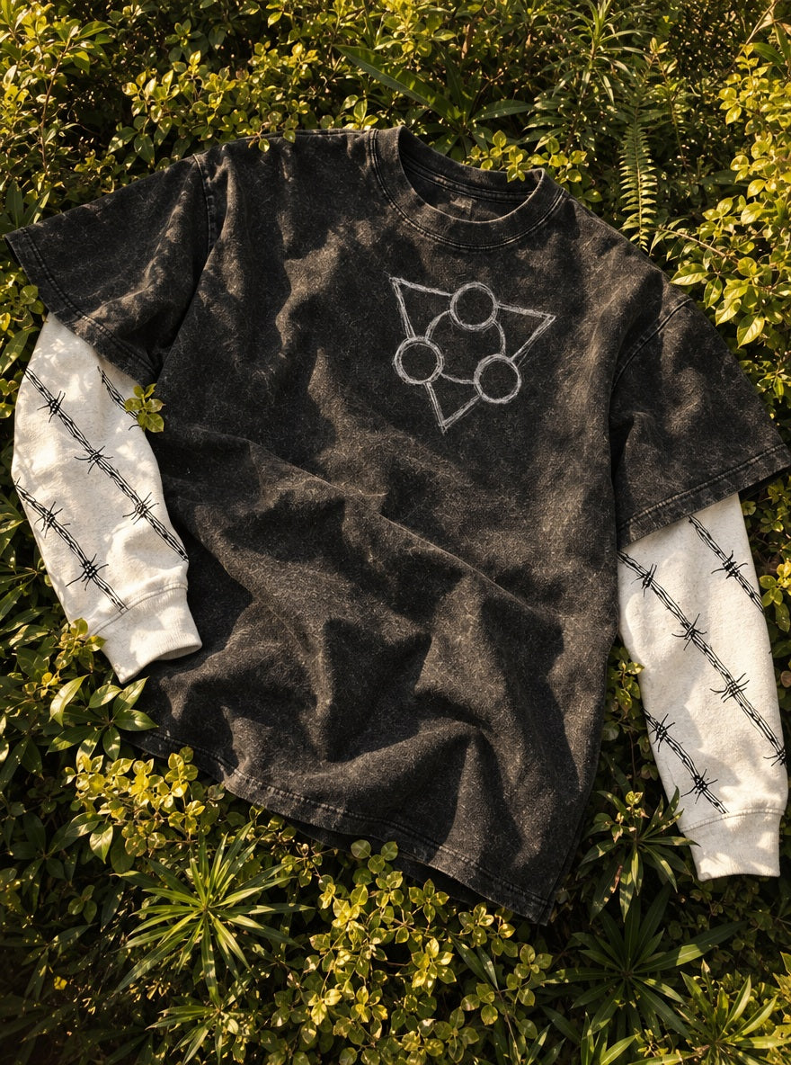 Cleaners Emblem – Double Sleeves – flat-lay | Gachiakuta