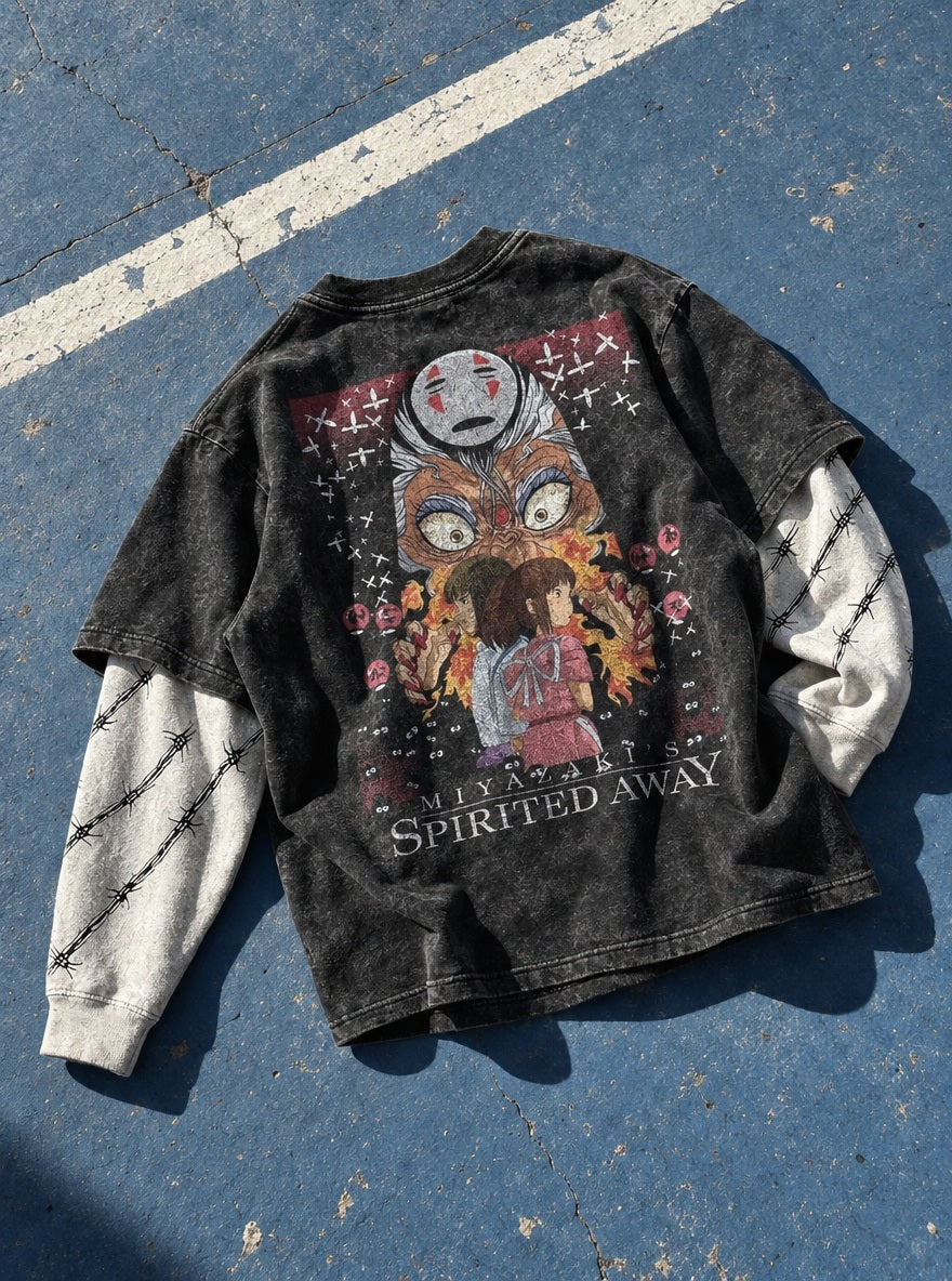 Yubaba's Glare – Double Sleeves – flat-lay | Ghibli