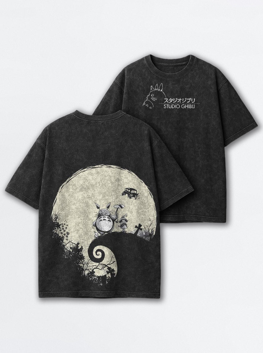 Totoro Spiral Hill – T-Shirt – mockup | Ghibli