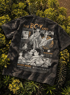 Mahito & Heron – T-Shirt – flat-lay | Ghibli