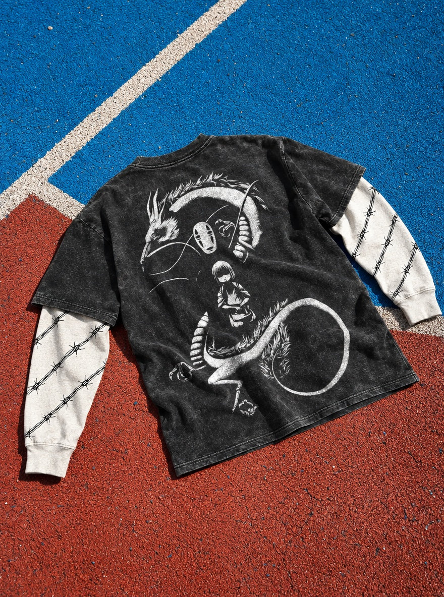 Haku & Chihiro – Double Sleeves – flat-lay | Ghibli