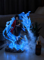 Giyu Tomioka Water Dragon Mist Diffuser Figure – glowing with mist at night | Demon Slayer