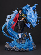 Giyu Tomioka Water Dragon Mist Diffuser Figure – front view | Demon Slayer