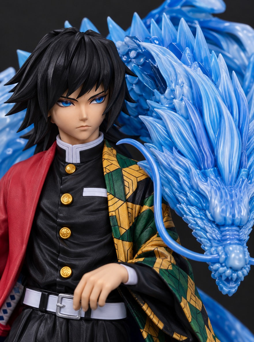Giyu Tomioka Water Dragon Mist Diffuser Figure – close-up | Demon Slayer