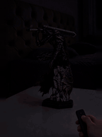 Guts Berserker Armor Mist Diffuser Figure – switching on with the remote, light and mist (animated) | Berserk