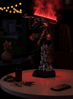 Guts Berserker Armor Mist Diffuser Figure – mist in a dark room (animated) | Berserk