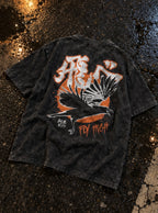 Karasuno Crow – T-Shirt – flat-lay | Haikyuu