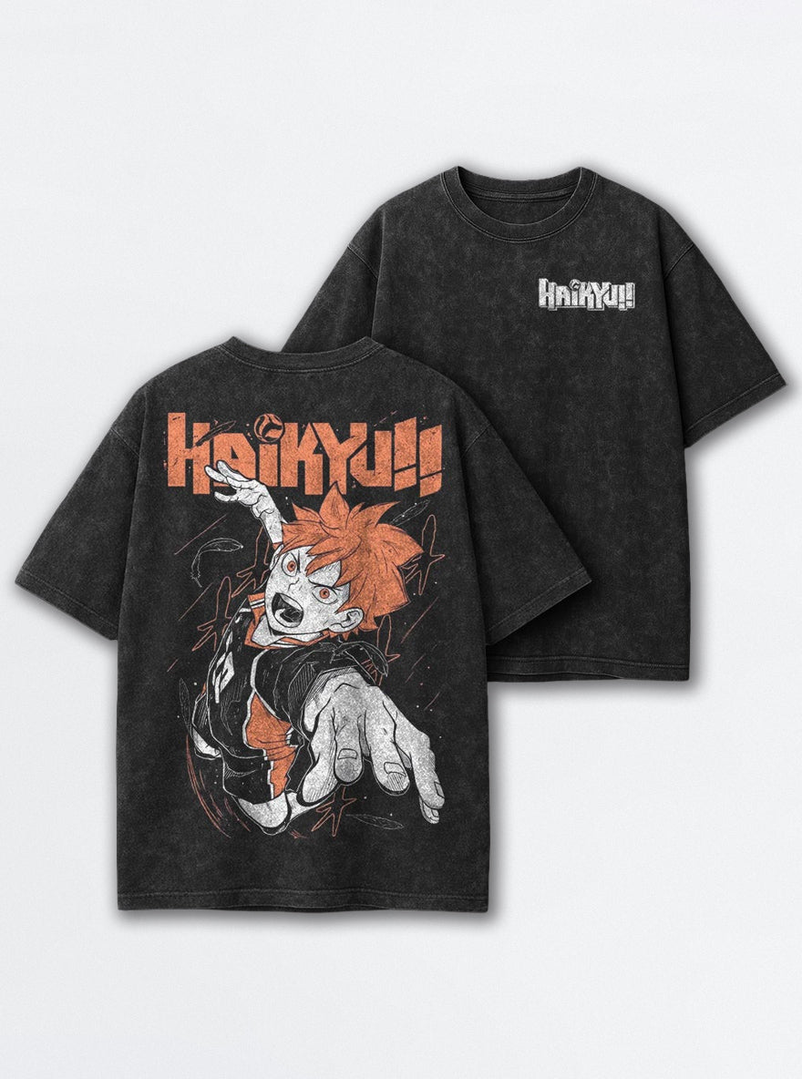 Hinata Charge – T-Shirt – mockup | Haikyuu