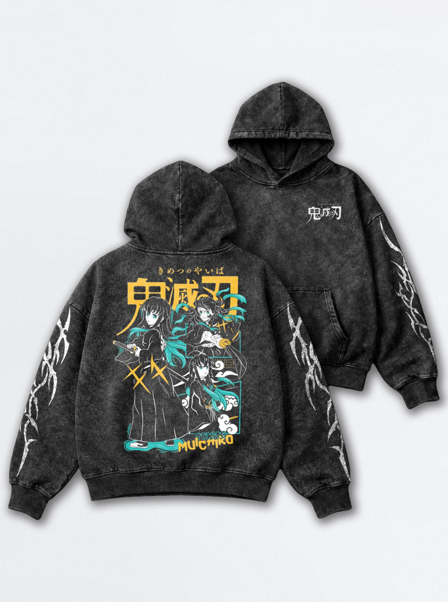 Silent Mist – Hoodie – mockup | Demon Slayer