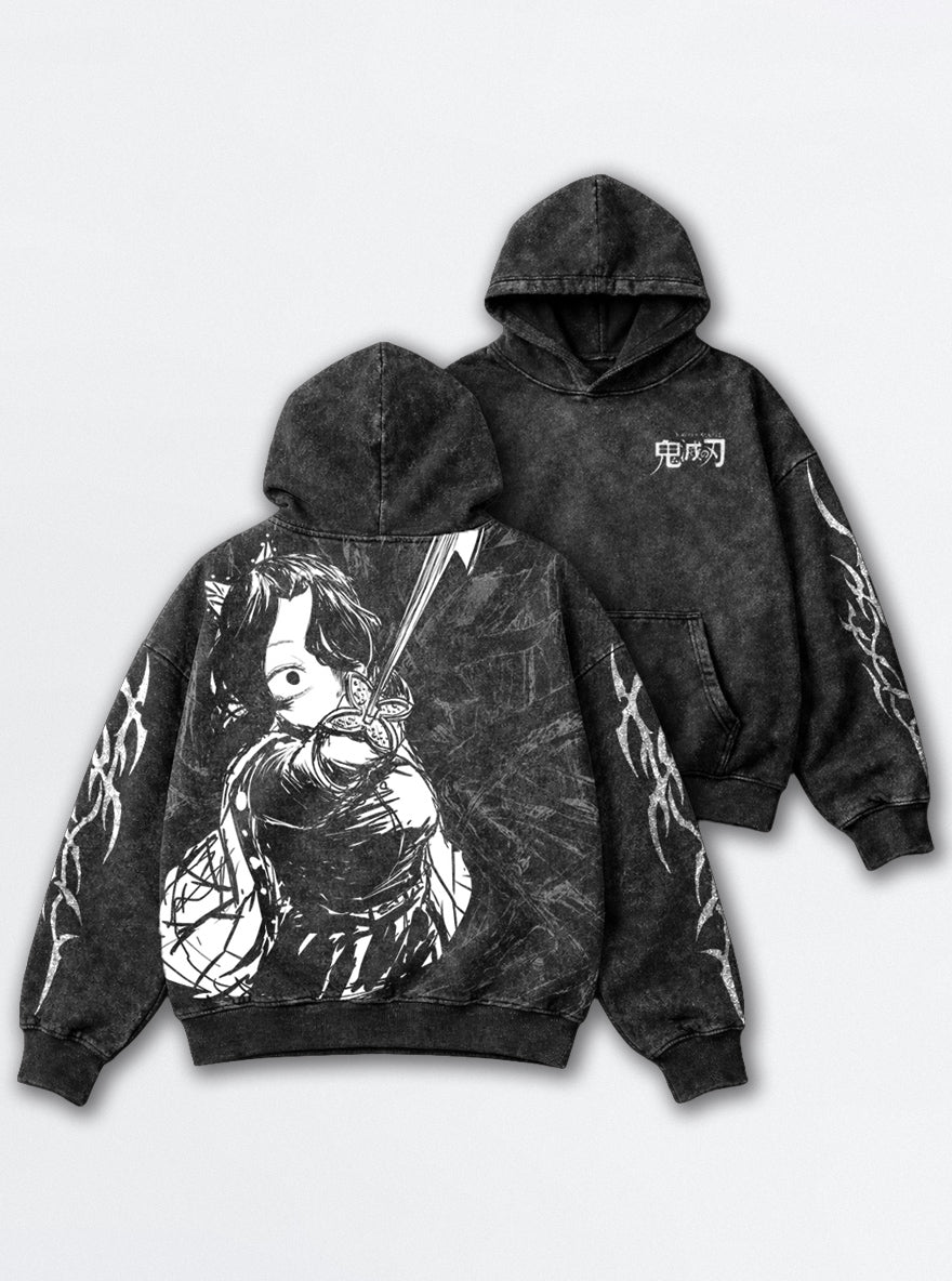 Ink Slash – Hoodie – mockup | Demon Slayer