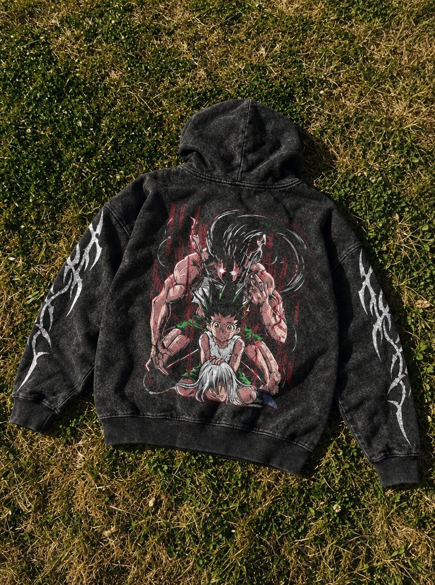 Gon & Kite – Hoodie – flat-lay | Hunter x Hunter