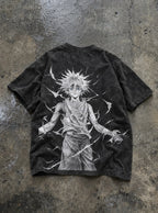 Killua Godspeed – T-Shirt – flat-lay | Hunter x Hunter