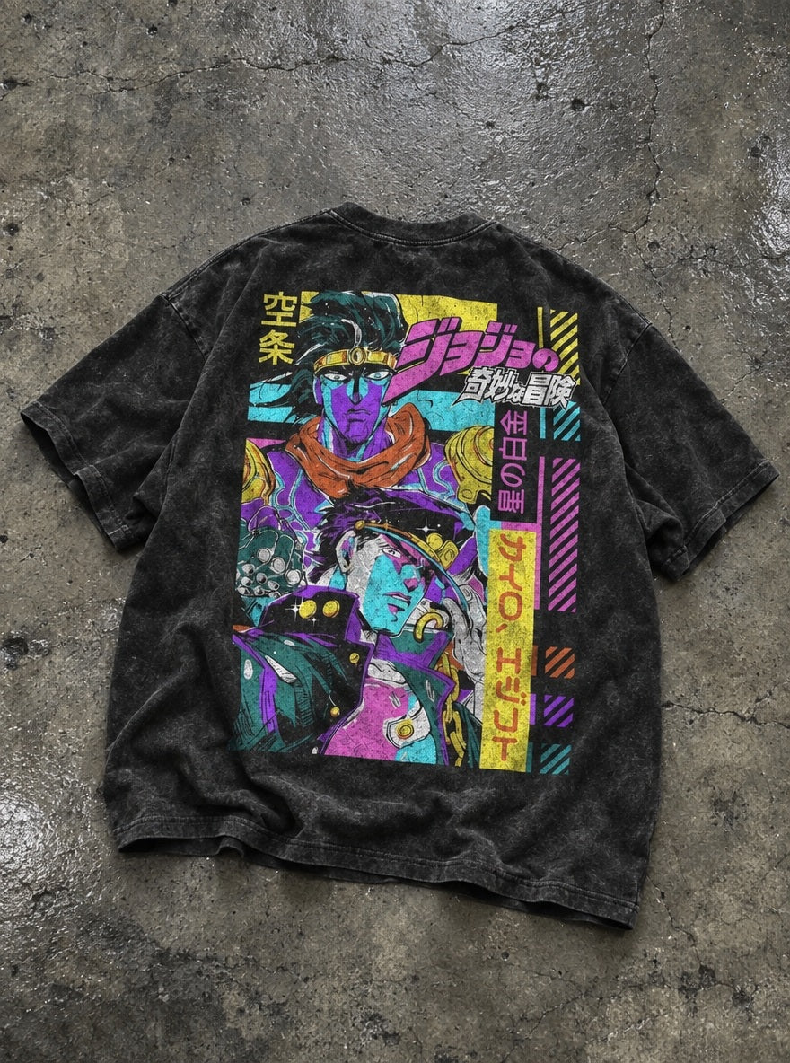 Jotaro Cairo – T-Shirt – flat-lay | JoJo