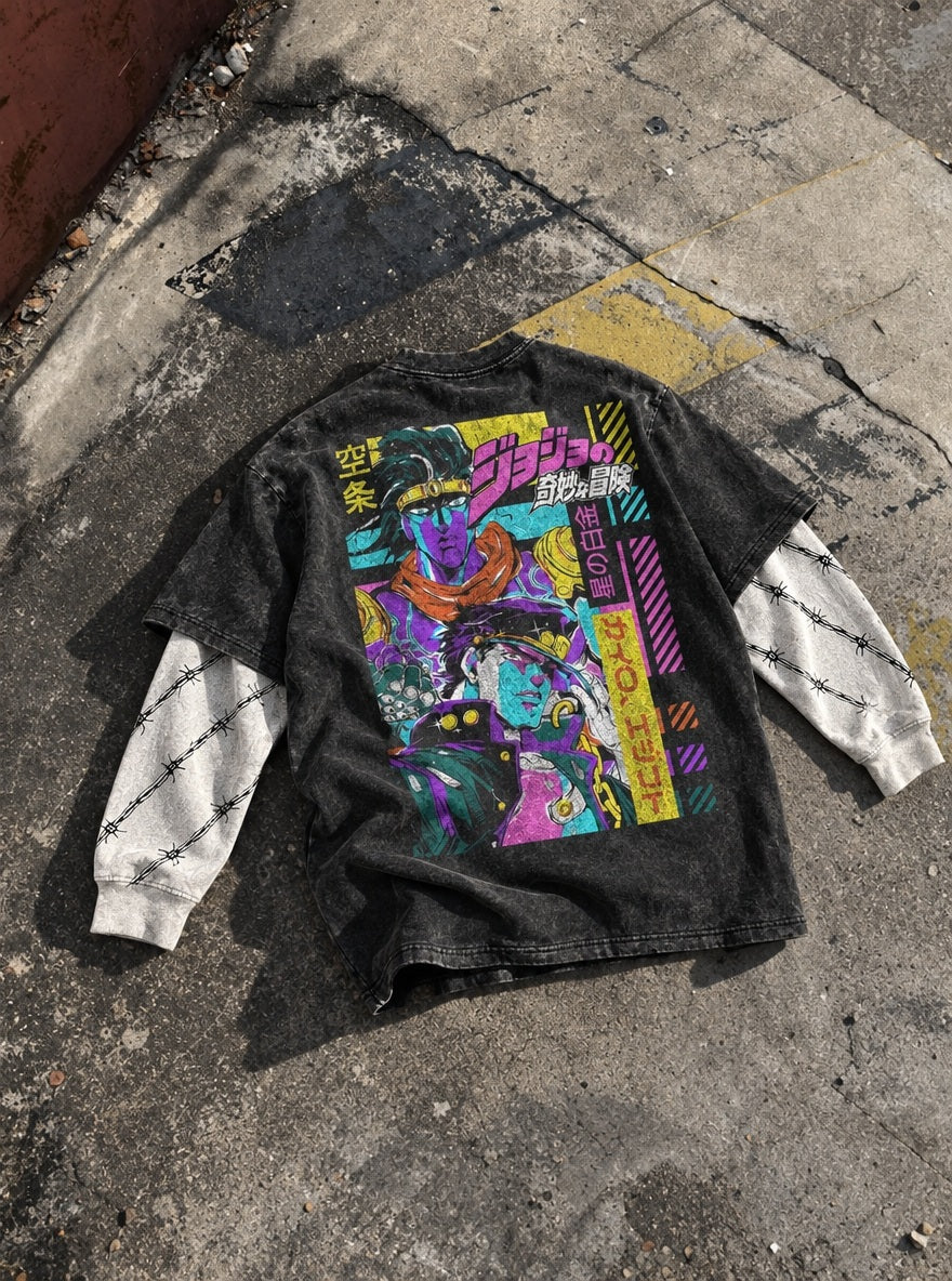 Jotaro Cairo – Double Sleeves – flat-lay | JoJo