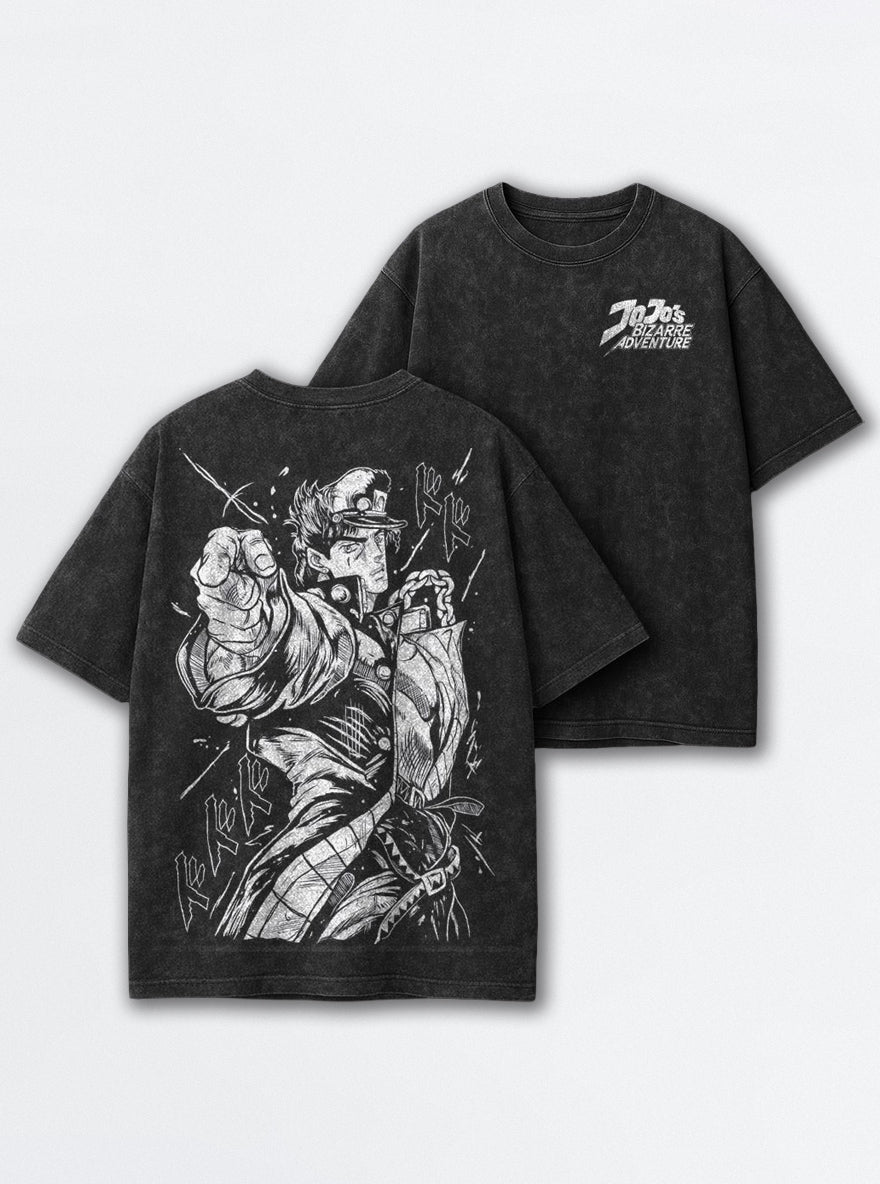 Jotaro Menacing – T-Shirt – mockup | JoJo