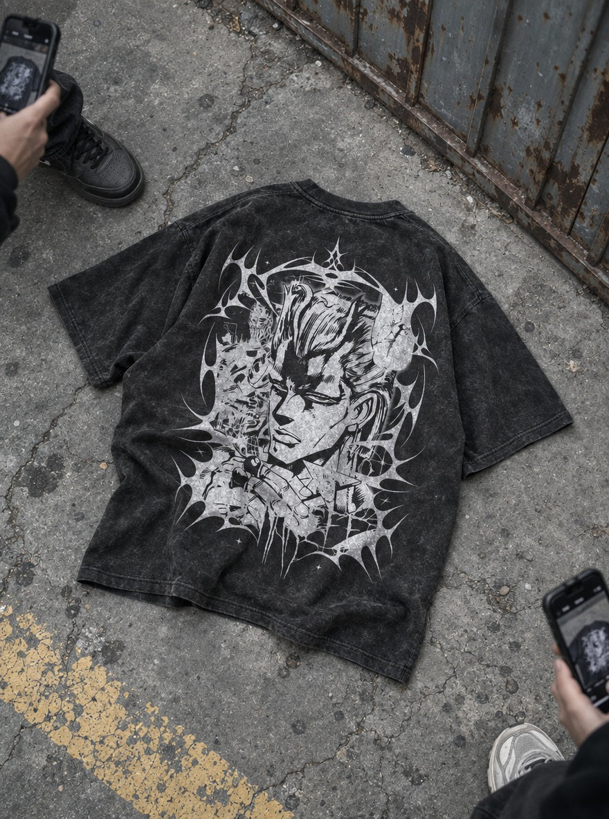 Dio Glare – T-Shirt – flat-lay | JoJo