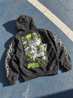 Jotaro & Jolyne – Hoodie – flat-lay | JoJo