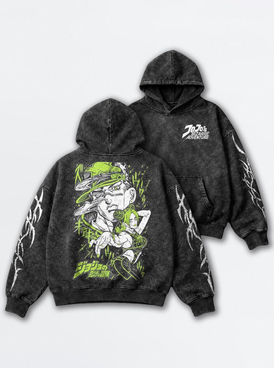 Jotaro & Jolyne – Hoodie – mockup | JoJo