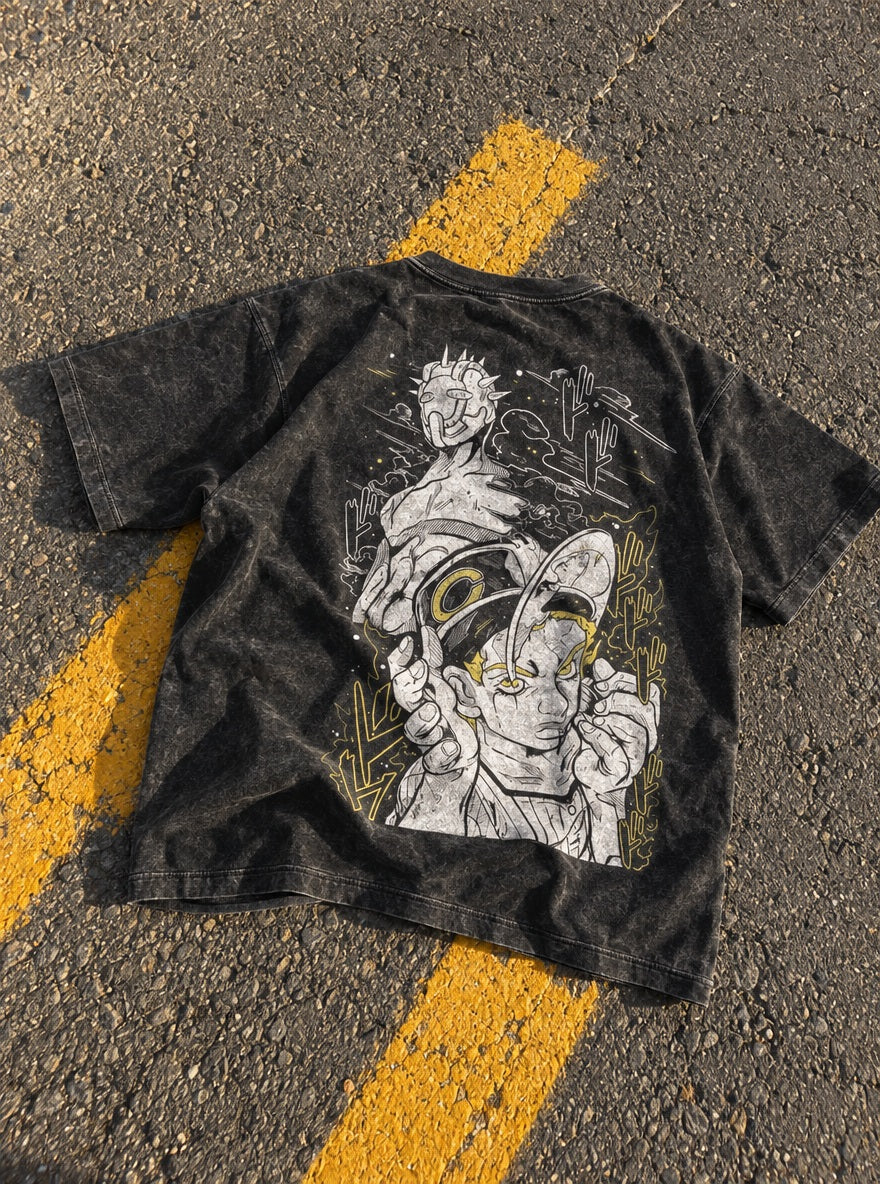 Steel Ball Run – T-Shirt – flat-lay | JoJo
