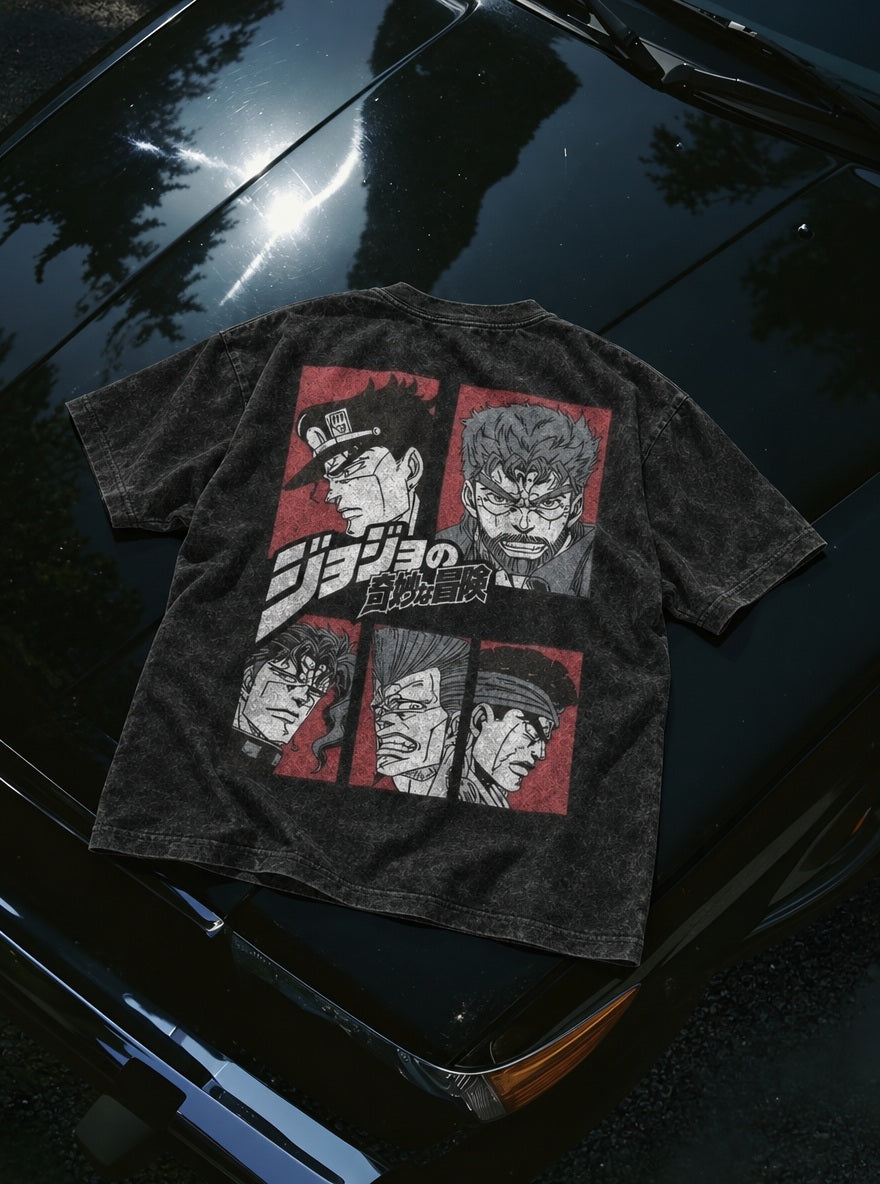 Crusader Portraits – T-Shirt – flat-lay | JoJo