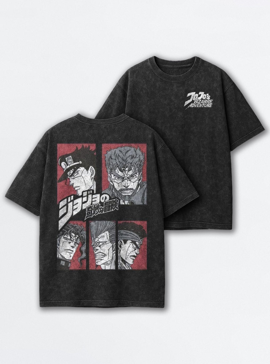 Crusader Portraits – T-Shirt – mockup | JoJo