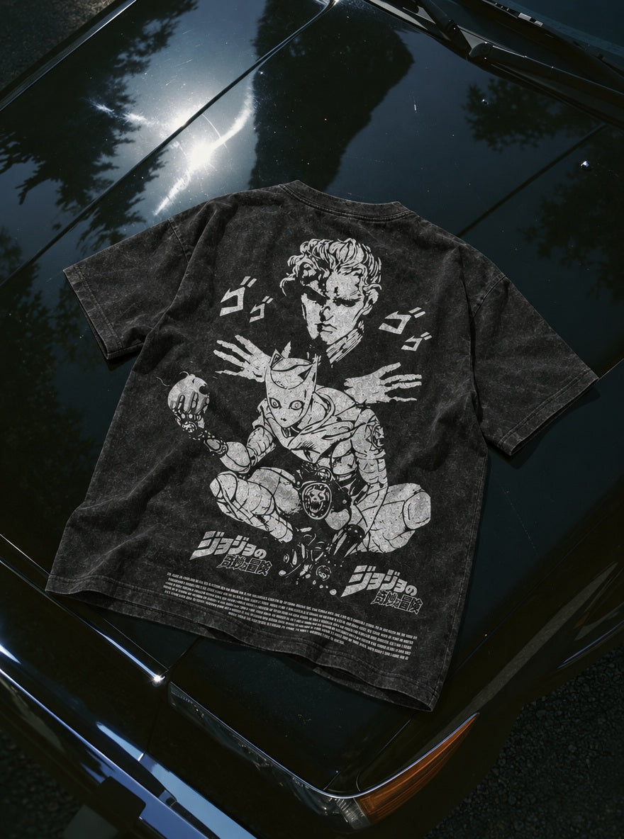 Killer Queen – T-Shirt – flat-lay | JoJo