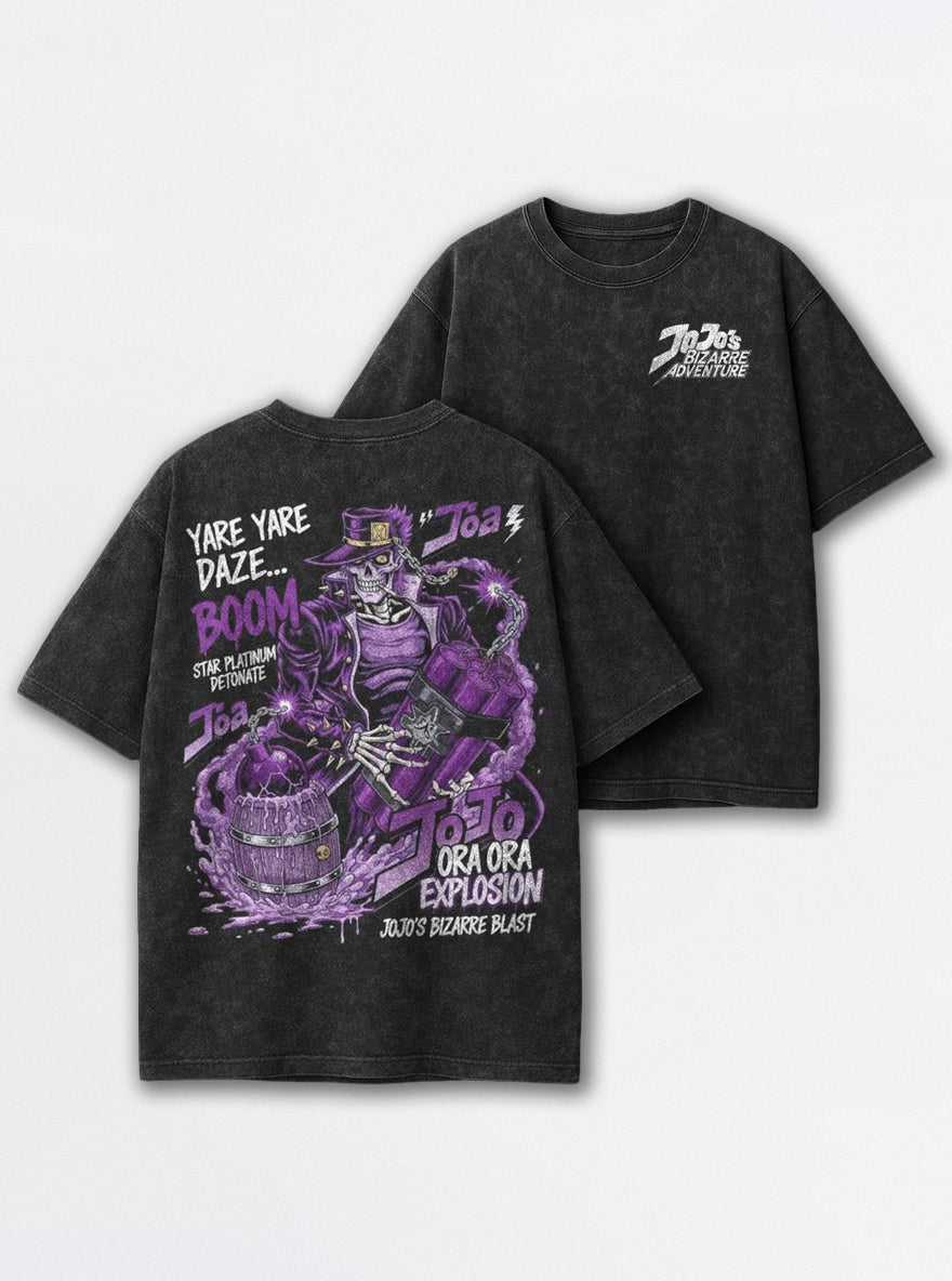 Ora Ora Explosion – T-Shirt – mockup | JoJo