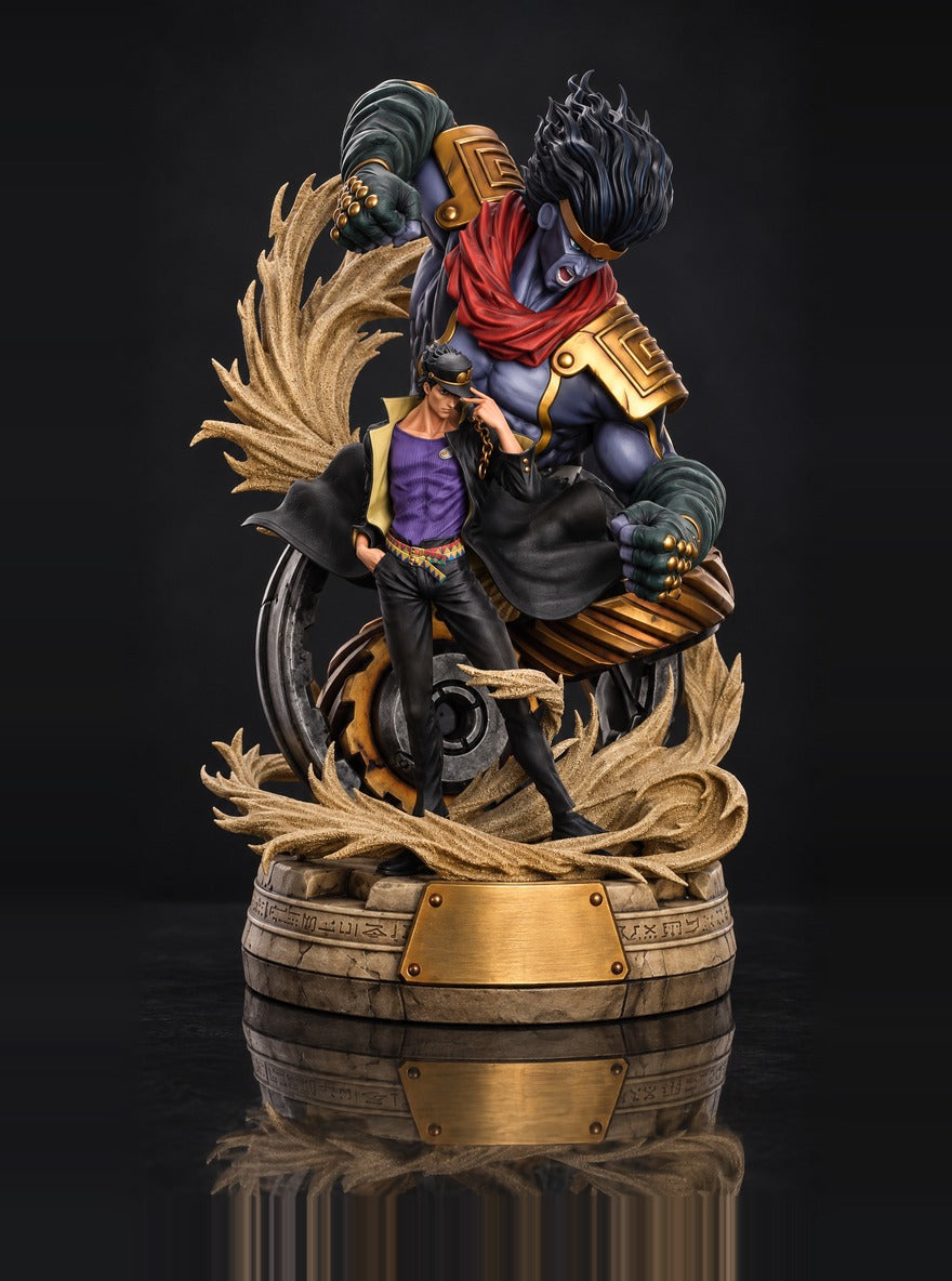 Jotaro and Star Platinum Mist Diffuser Figure – front view | JoJo