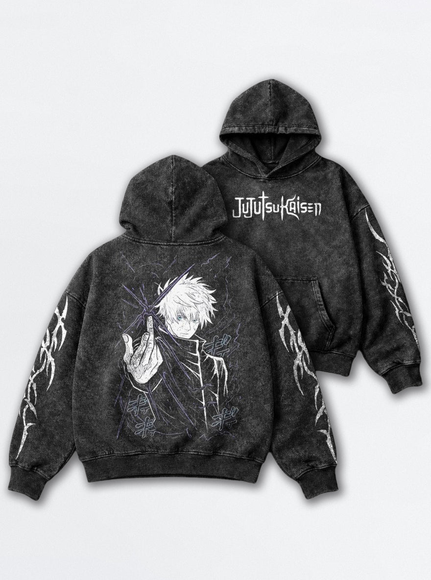 Gojo Infinite Void – Hoodie – mockup | Jujutsu Kaisen