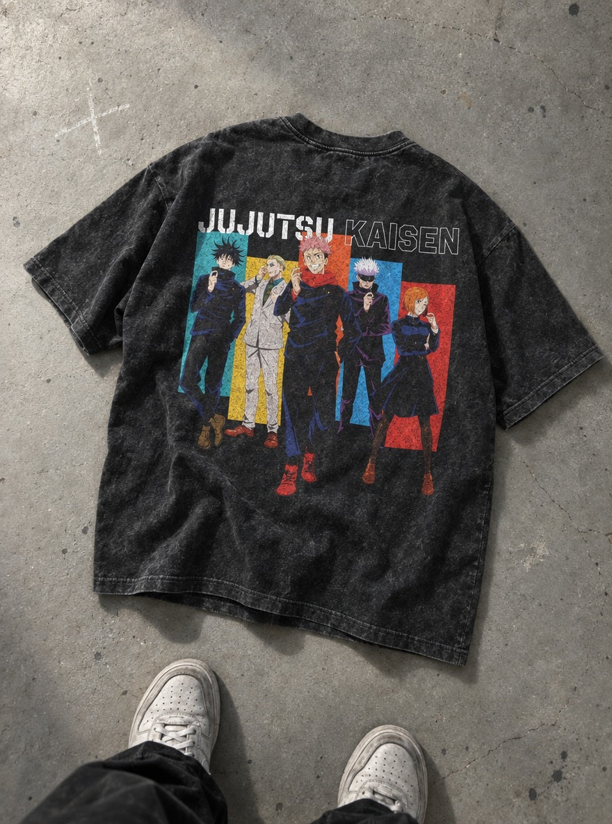 Sorcerer Squad – T-Shirt – flat-lay | Jujutsu Kaisen