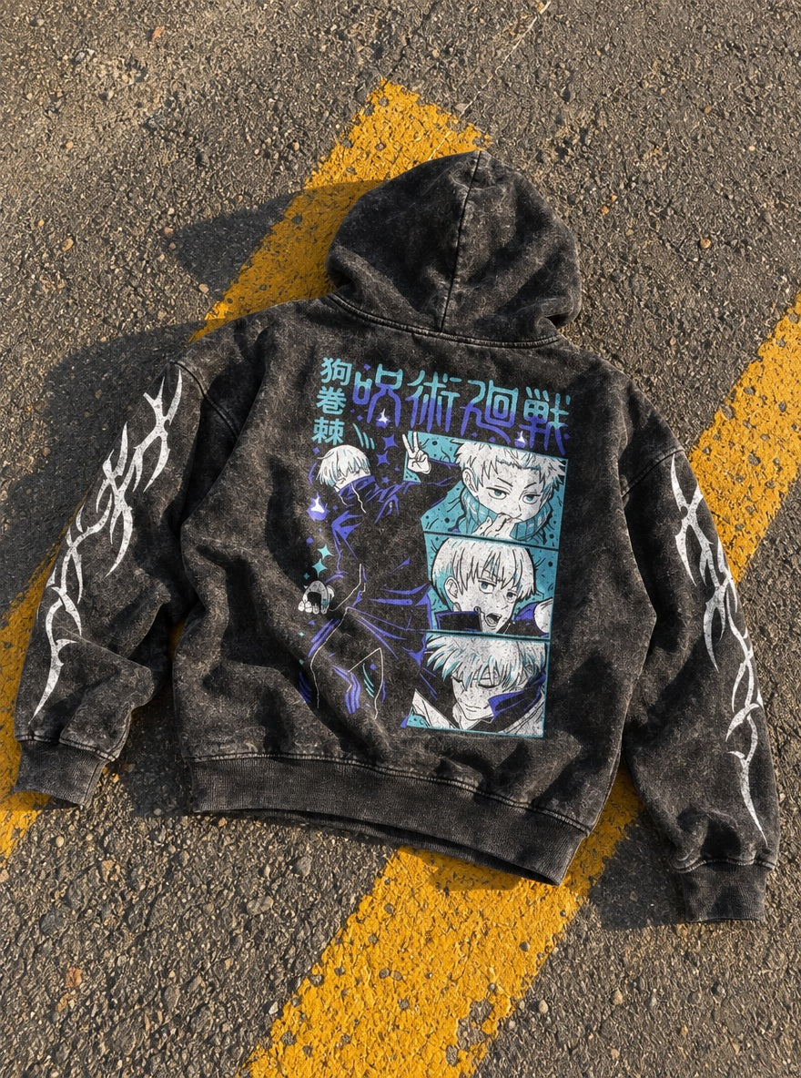 Toge Inumaki – Hoodie – flat-lay | Jujutsu Kaisen