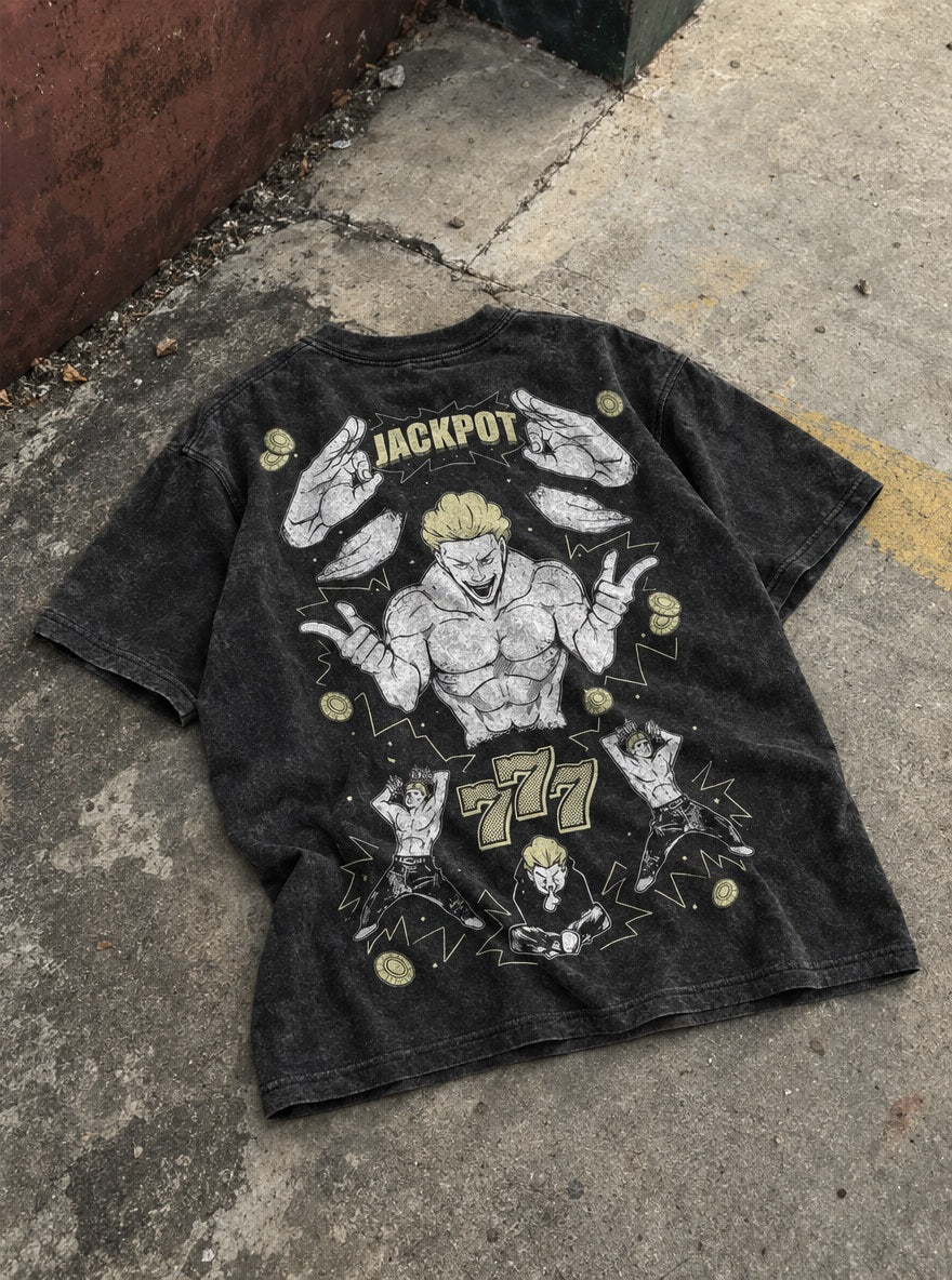 Hakari Jackpot – T-Shirt – flat-lay | Jujutsu Kaisen