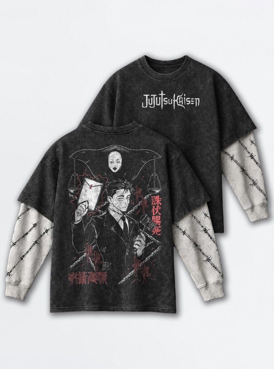 Higuruma Verdict – Double Sleeves – mockup | Jujutsu Kaisen