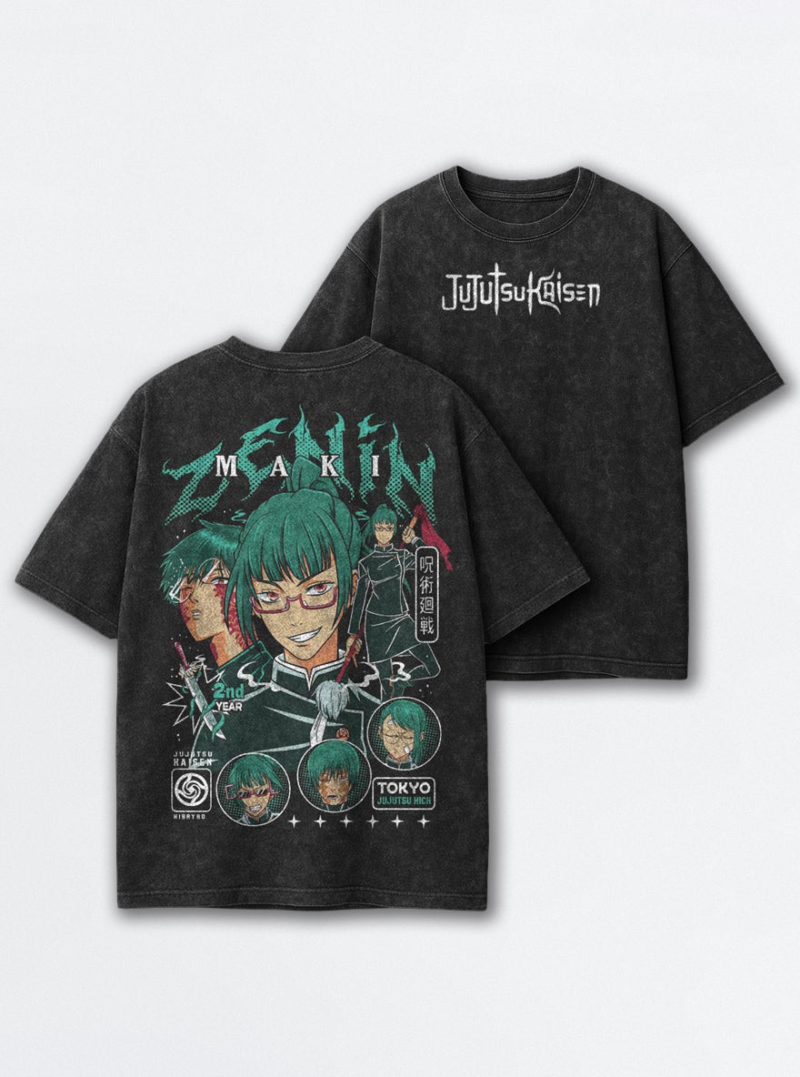 Maki Zenin – T-Shirt – mockup | Jujutsu Kaisen