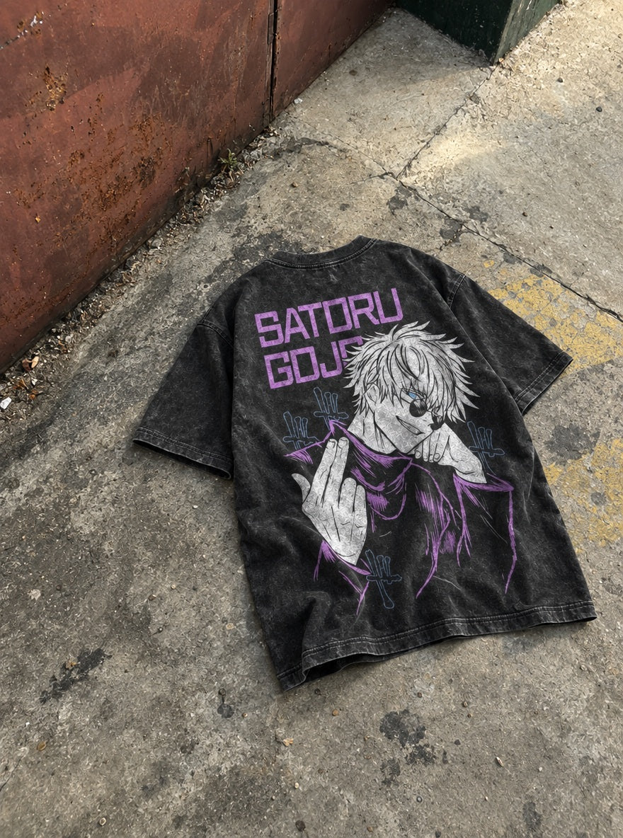 Satoru Gojo – T-Shirt – flat-lay | Jujutsu Kaisen