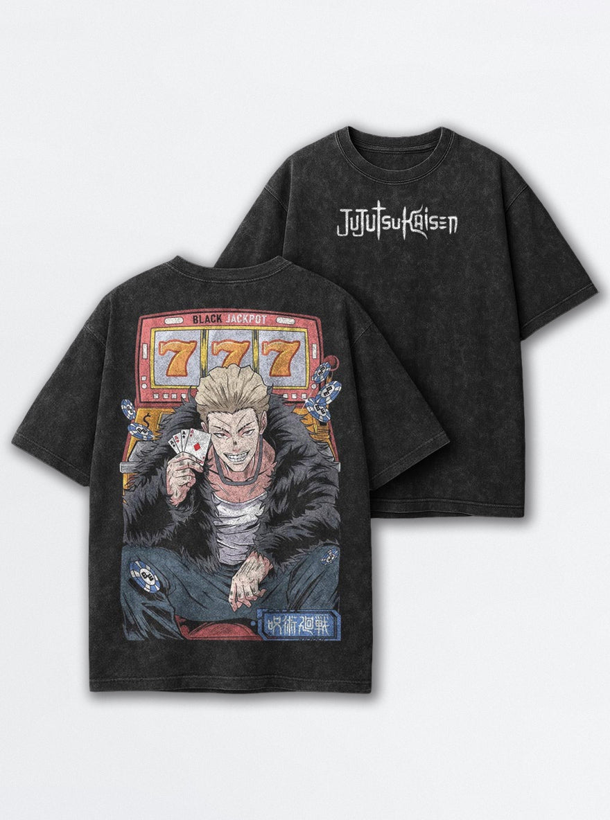 Hakari High Roller – T-Shirt – mockup | Jujutsu Kaisen