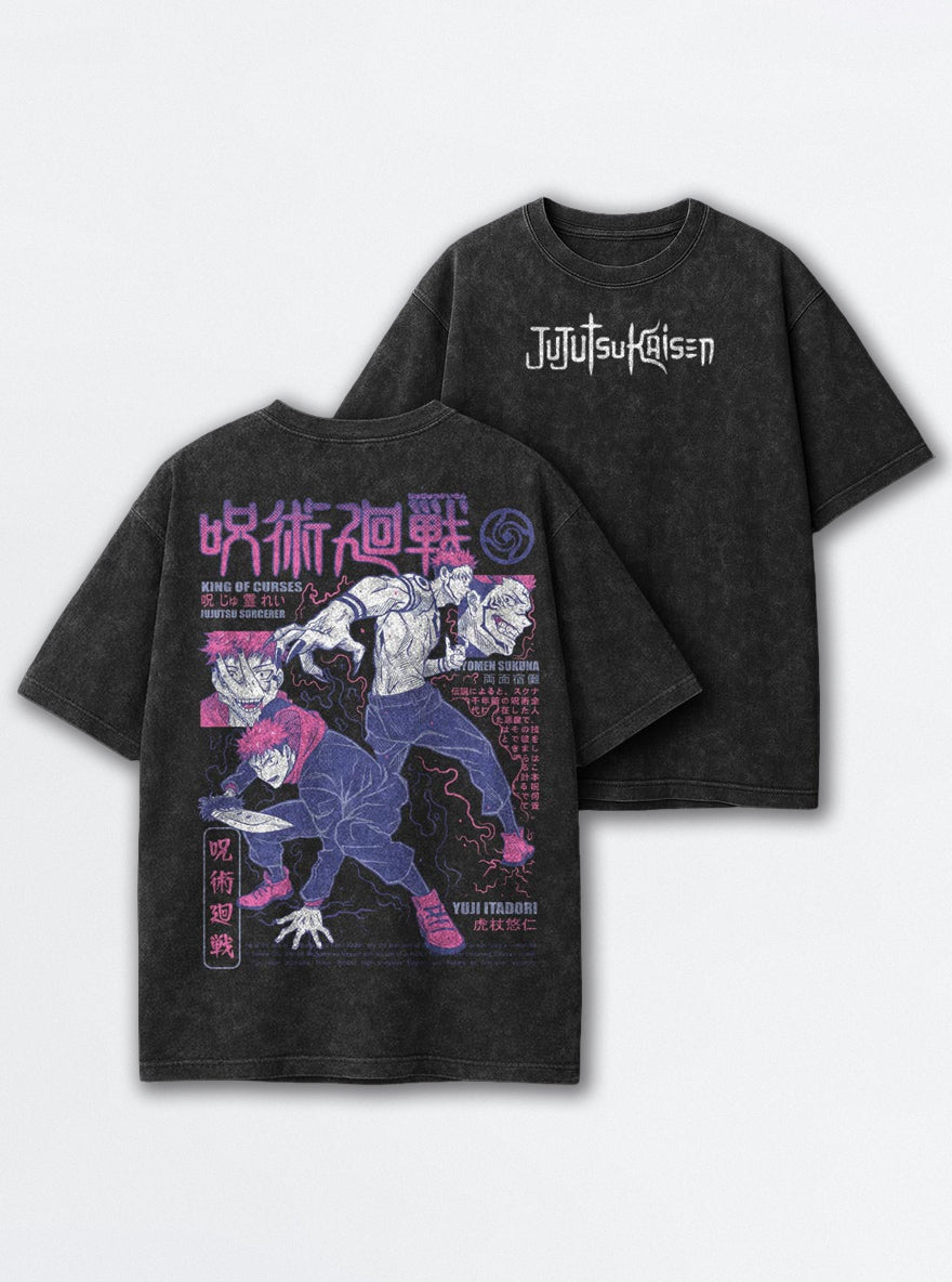 Yuji & Sukuna – T-Shirt – mockup | Jujutsu Kaisen