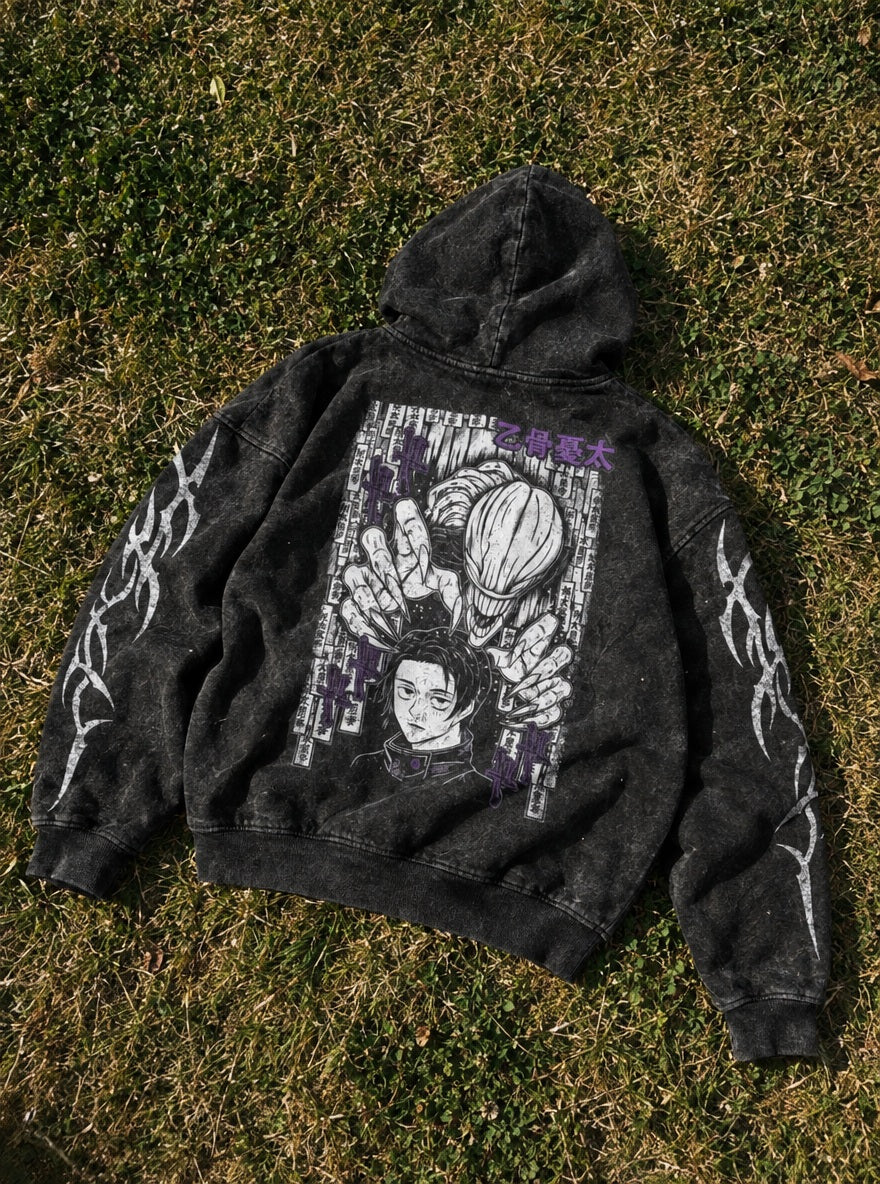 Rika's Embrace – Hoodie – flat-lay | Jujutsu Kaisen