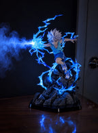 Killua Lightning Mist Diffuser Figure – lit with mist in a room at night | Hunter x Hunter