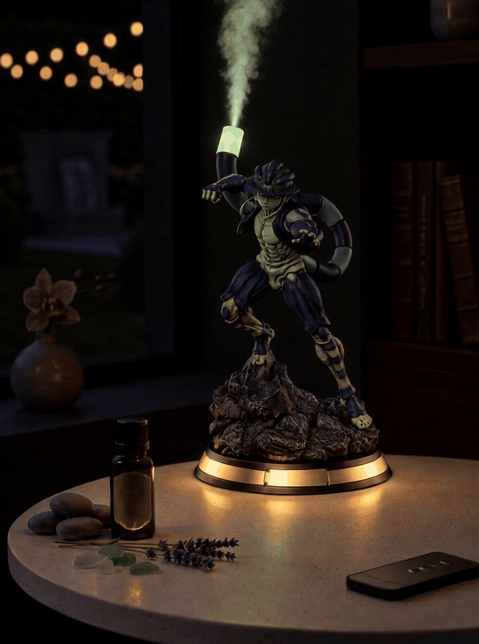 Meruem Mist Diffuser Figure – mist in a dark room (animated) | Hunter x Hunter