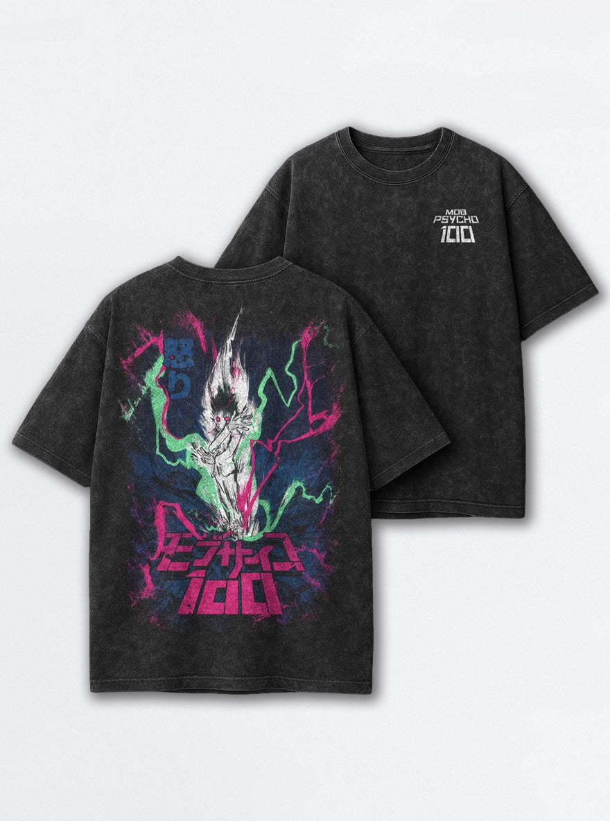 Mob Fury – T-Shirt – mockup | Mob Psycho 100