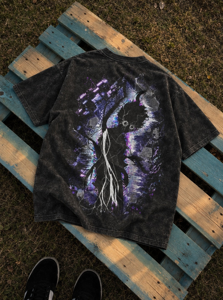 Mob Shatter – T-Shirt – flat-lay | Mob Psycho 100