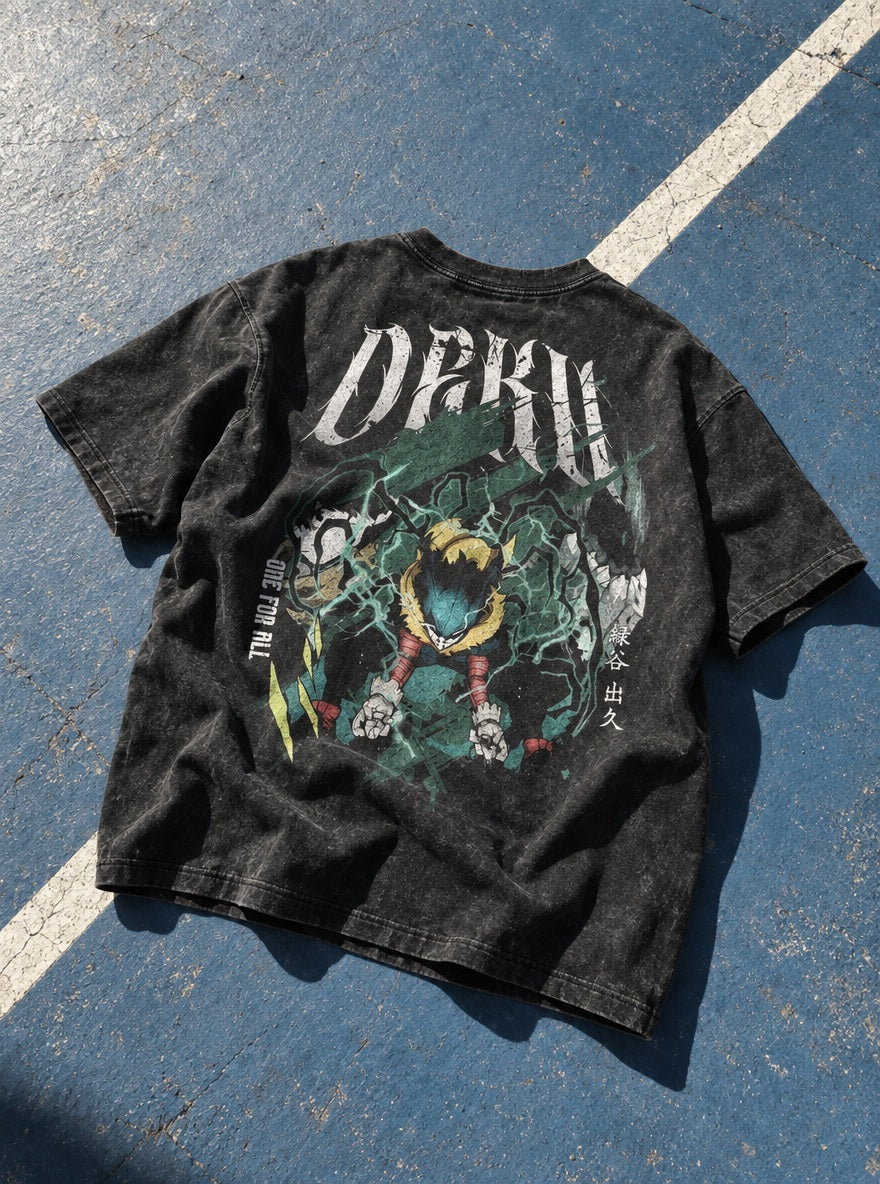 Dark Deku – T-Shirt – flat-lay | My Hero Academia